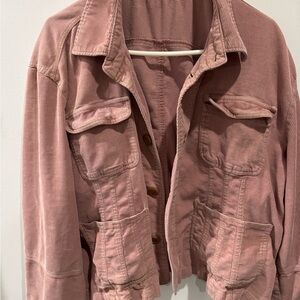 Tulle Dusty Pink Utility Jacket